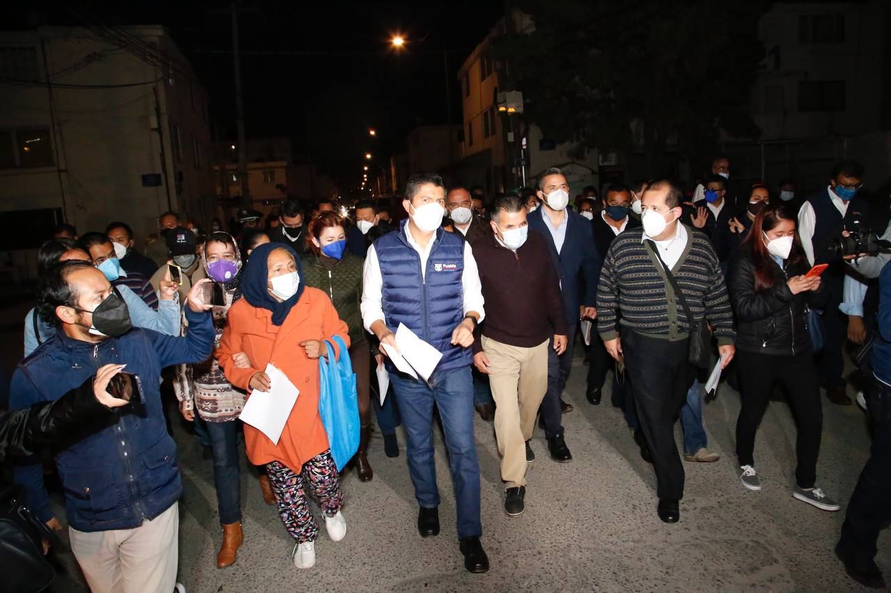 Eduardo Rivera arranca programa "Caminatas por la Seguridad"