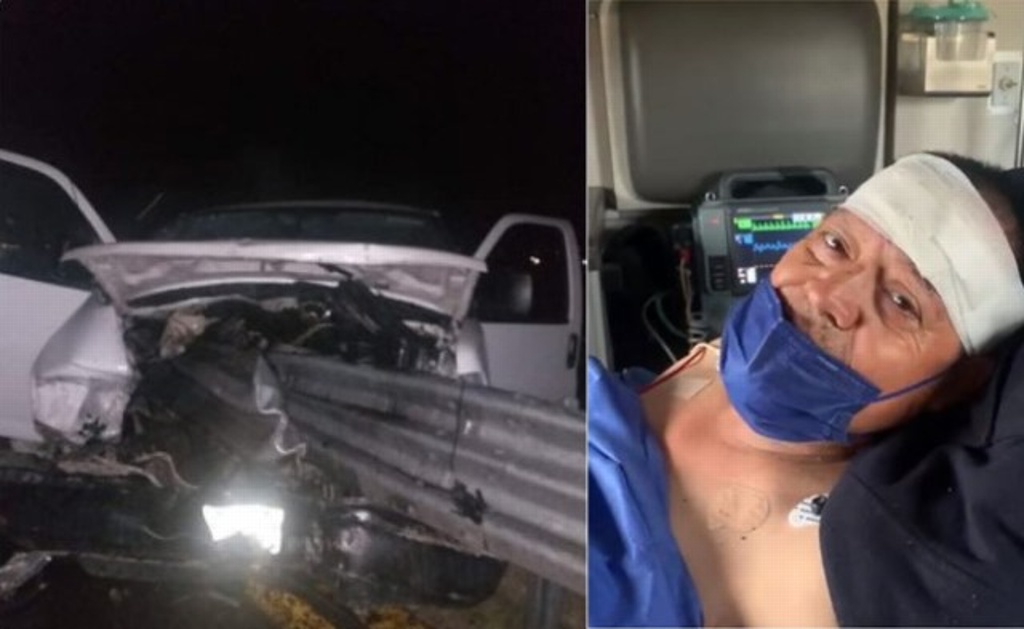 Saliendo de presentación, 'Los Cadetes de Linares' sufrieron aparatoso accidente