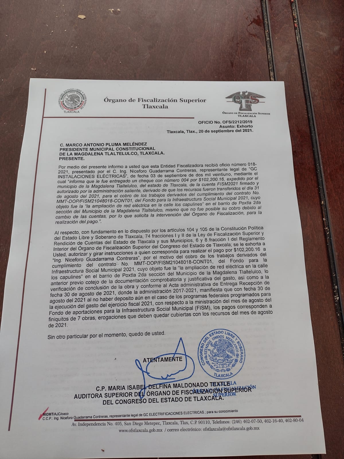 Urgen a edil de Tlaltelulco pagar deuda con empresa eléctrica