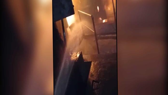 11 obreros heridos tras explosión en la planta Altos Hornos de México