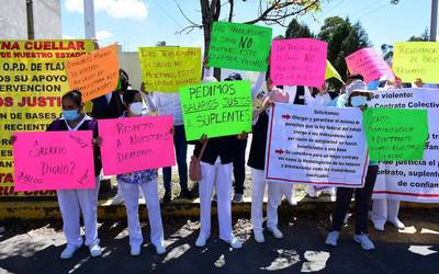  Sector Salud Tlaxcala pide el apoyo de AMLO a fin de ser escuchados