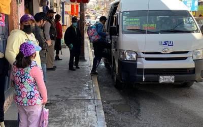   No se respetan medidas de seguridad en transporte público de Tlaxcala.