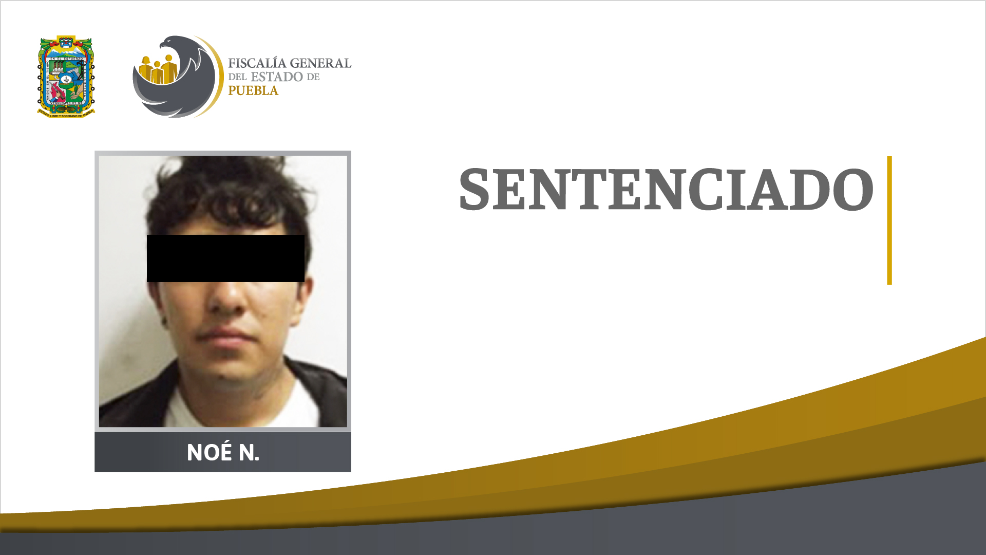 Dan cerca de 24 años de prisión a Noé N. por homicidio calificado