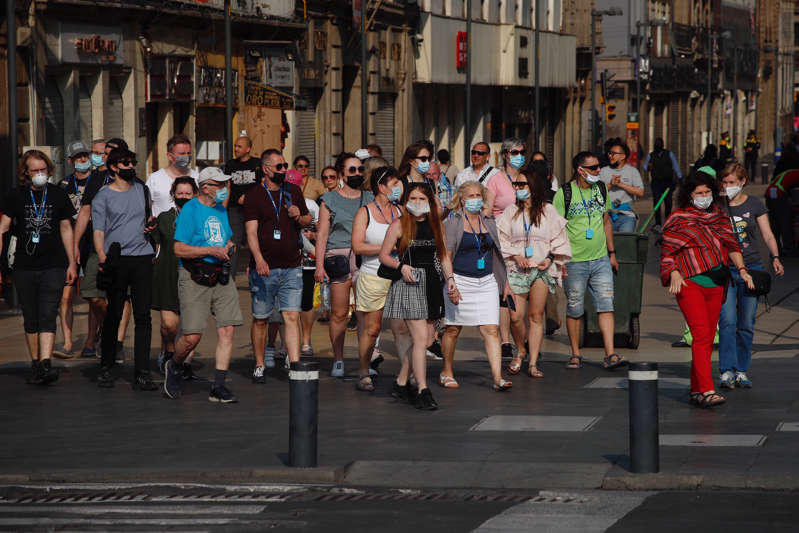 La cifra de turistas en julio se encuentran aún por debajo del nivel prepandemia