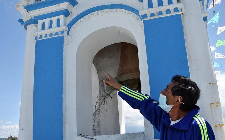 Iglesias de Tlaxcala resultan afectadas por el sismo