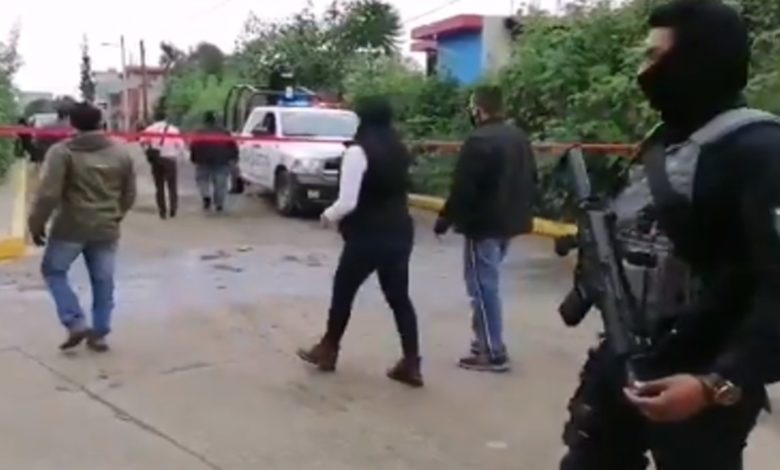 Enfrentamiento entre policías y presuntos delincuentes deja varios heridos en Tlaltenango, Puebla