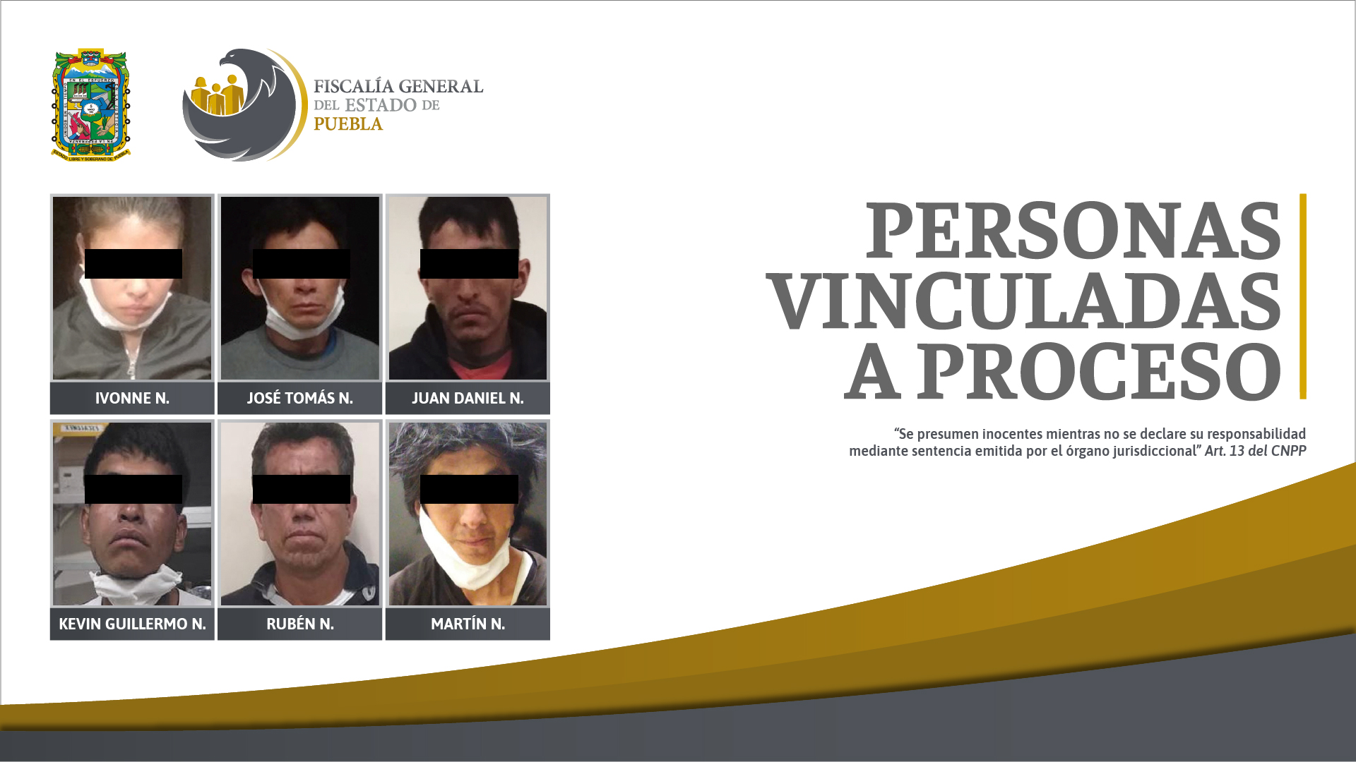 Asaltantes del transporte público en Puebla además de otros sujetos son vinculados a proceso por robo