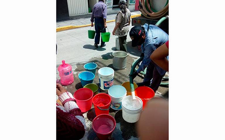 En Chiautempan se presenta una falta de agua