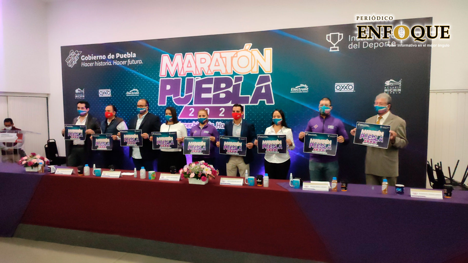 A la espera de reunir seis mil corredores en las calles, regresa el Maratón de Puebla 2021 