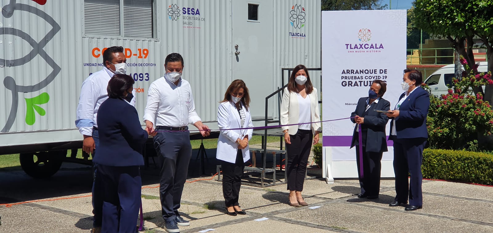 Arrancan unidades de detección de Covid en Tlaxcala