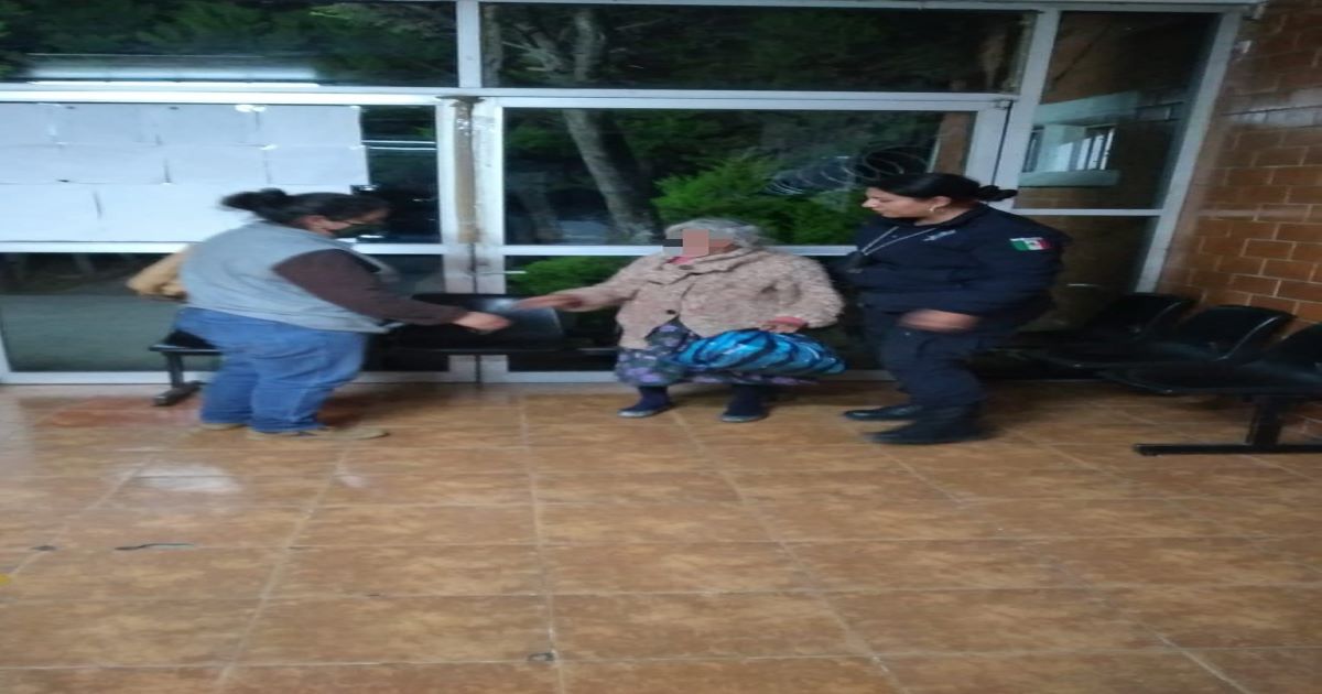 Ubica Policía de Apizaco a mujer de la tercera edad que fue reportada como ilocalizable
