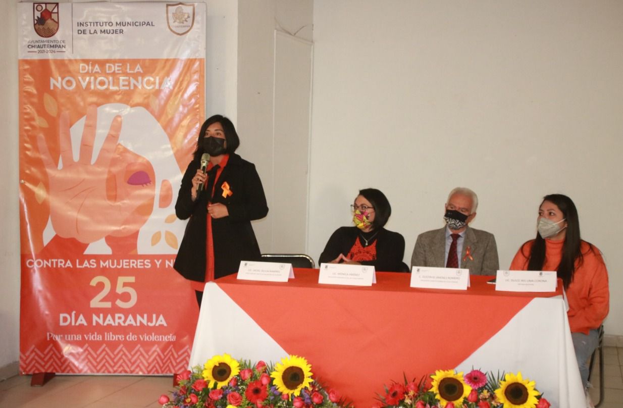 Realiza Chiautempan conferencia para erradicar la violencia contra las mujeres