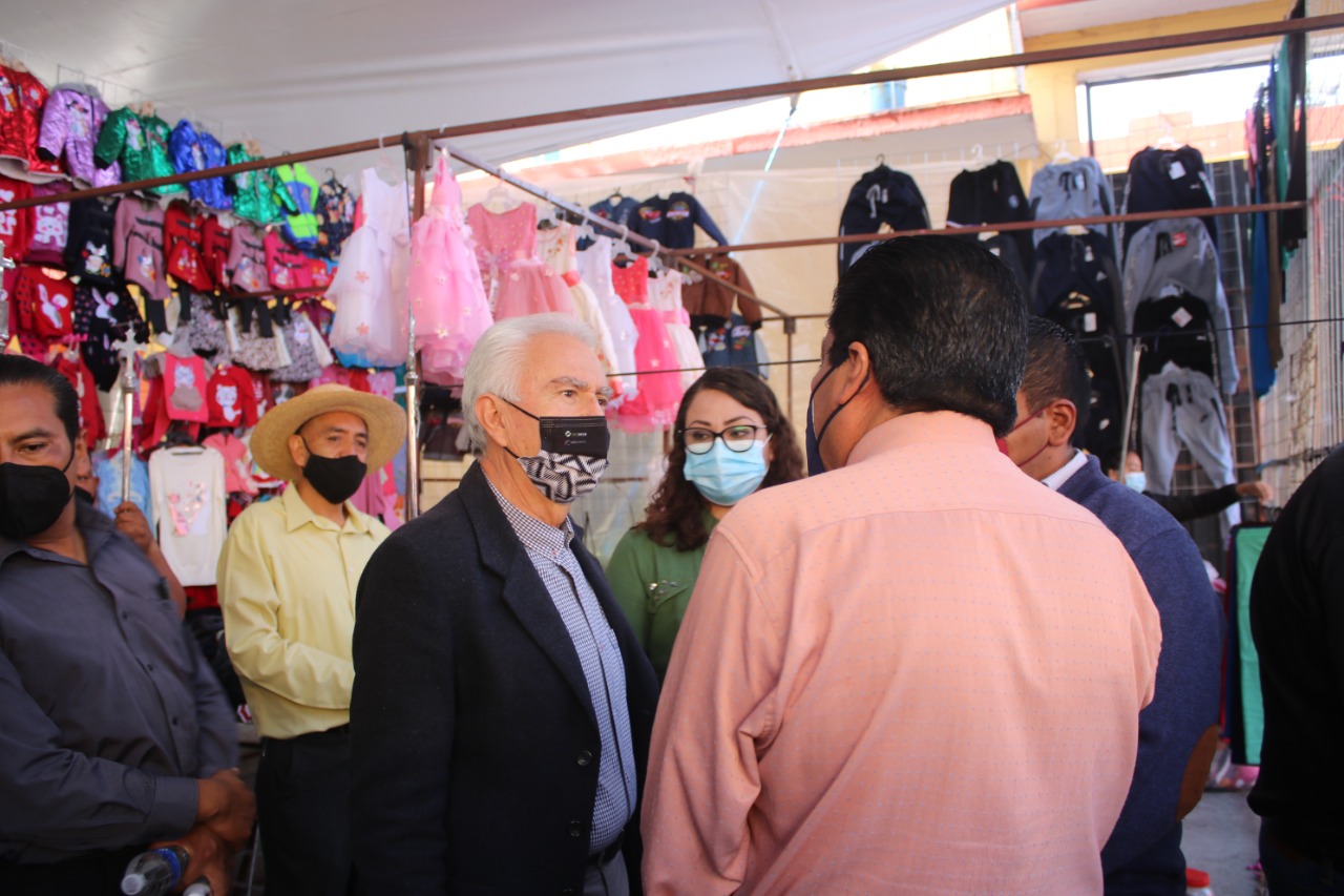 Inauguran “Tianguis Artesanal y Textil La Guadalupana” en Ixcotla, comunidad de Chiautempan