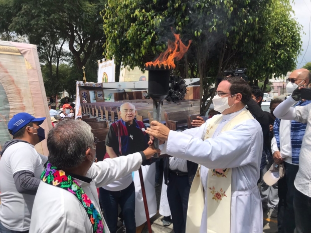 Llega Carrera Antorcha Guadalupana a la capital poblana