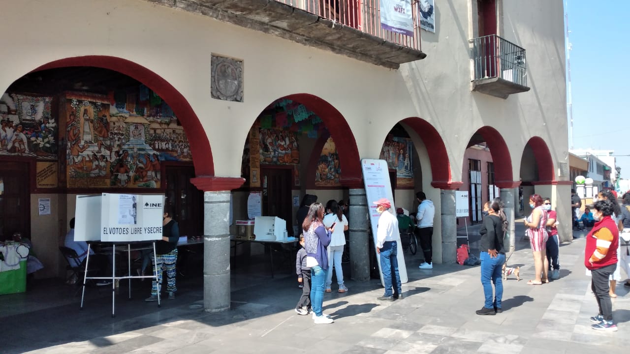 Finaliza Chiautempan con gran participación ciudadana en la Votación de Revocación de Mandato