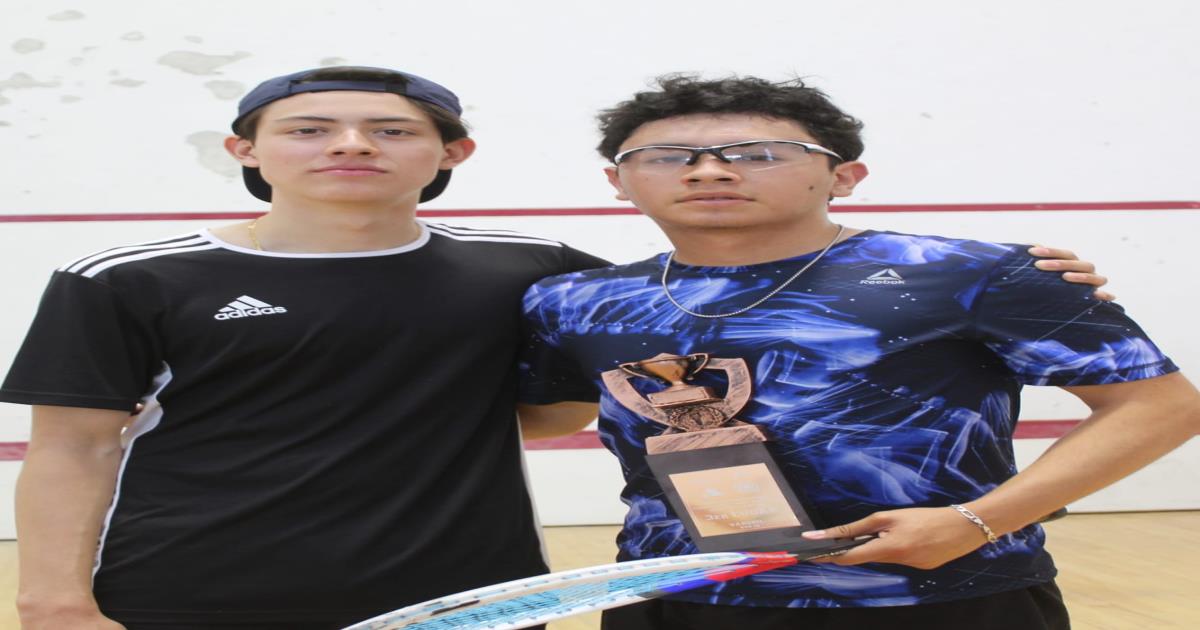 Cierran deportistas en el top tres del Torneo Clasificatorio de Squash