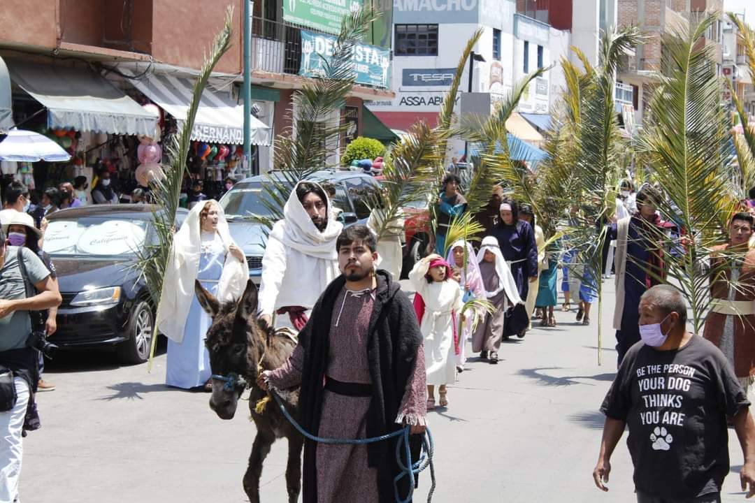 Feligreses regresaron a las calles este Domingo de Ramos