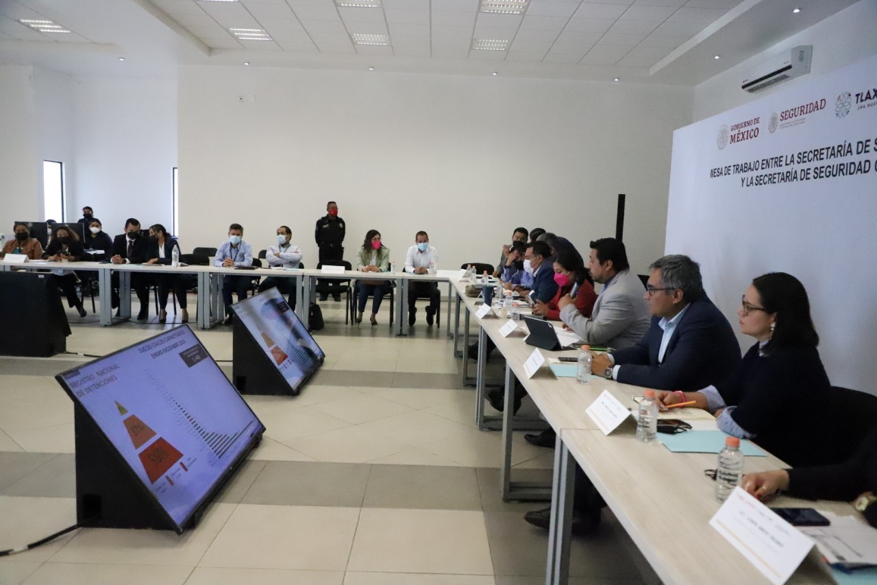 La SSC mantiene acciones coordinadas con la SSPC a través de mesas de trabajo