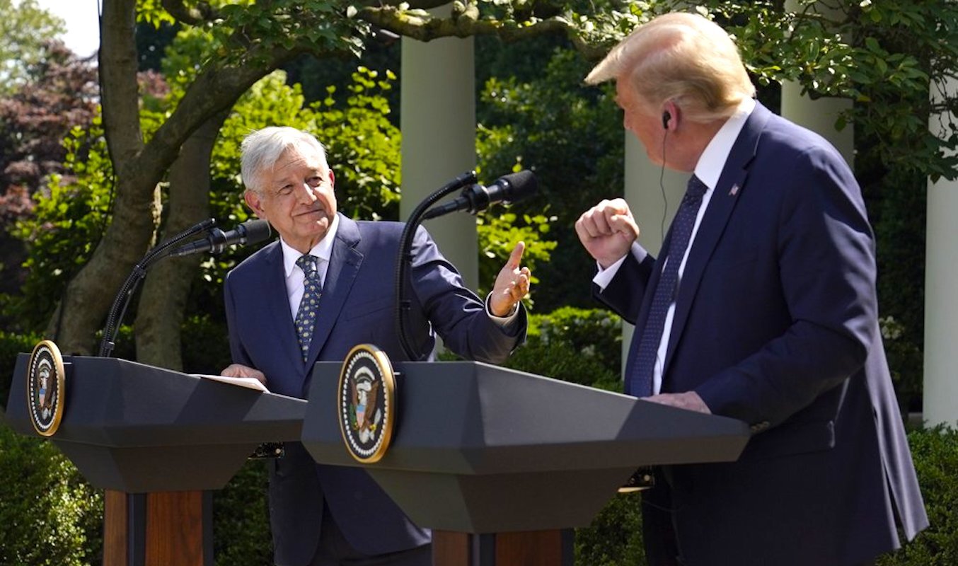 Donald Trump presumió haber 'doblado' a gobierno de AMLO con el programa “Quédate en México”