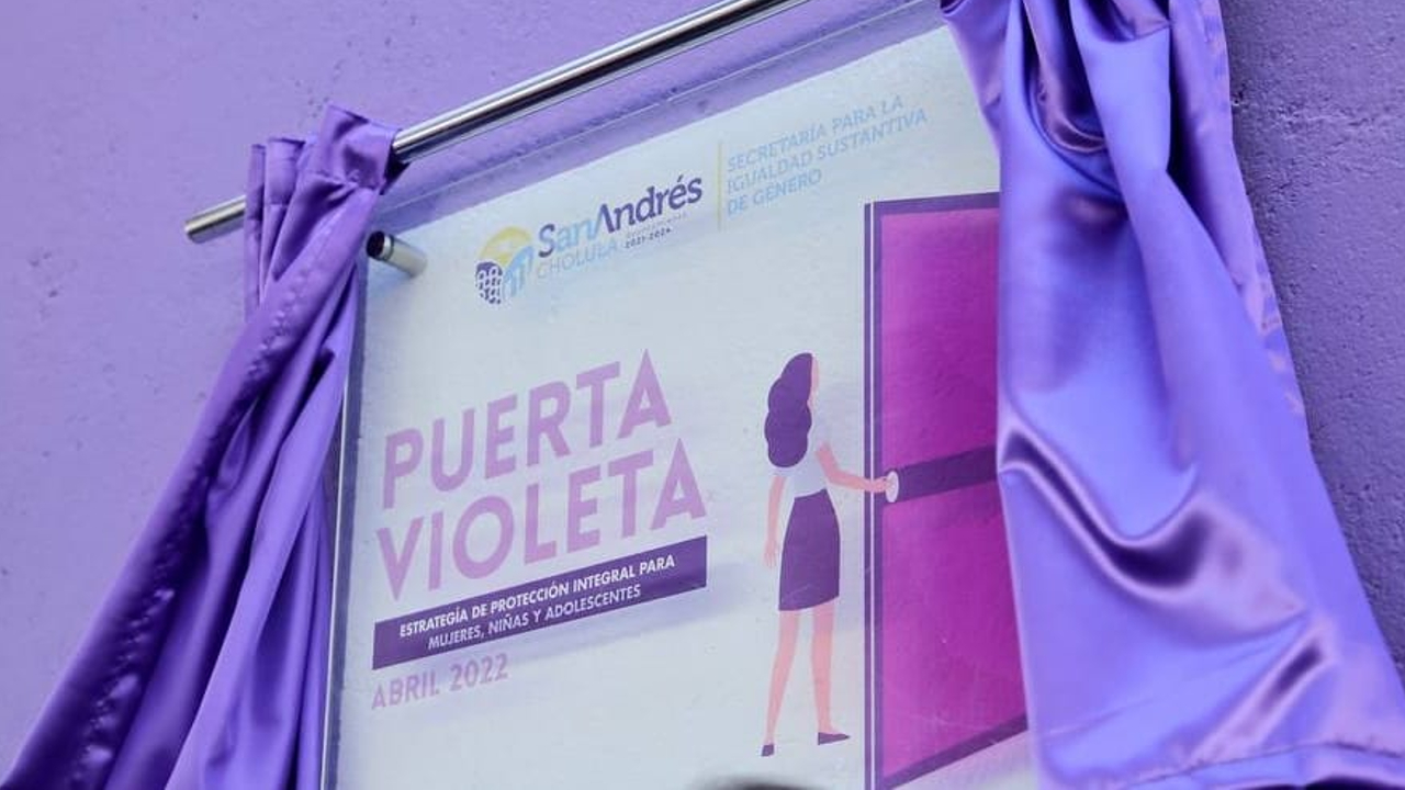 Se inaugura en San Andrés Cholula el edificio “Puerta Violeta” 