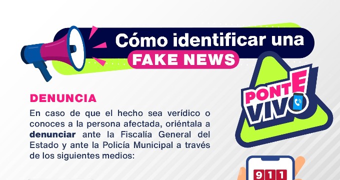 SSC llama a ciudadanos a no difundir Fake News