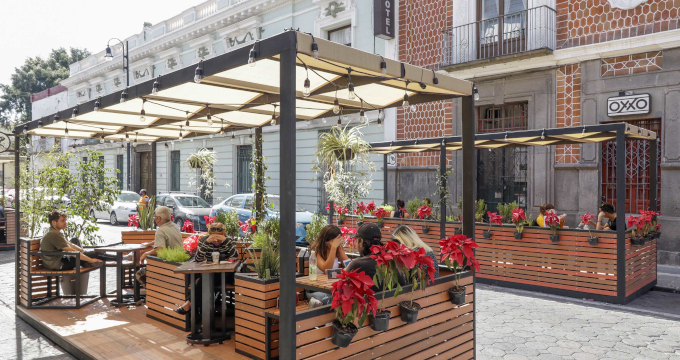 Extenderán instalación de parklets en el Centro Histórico 