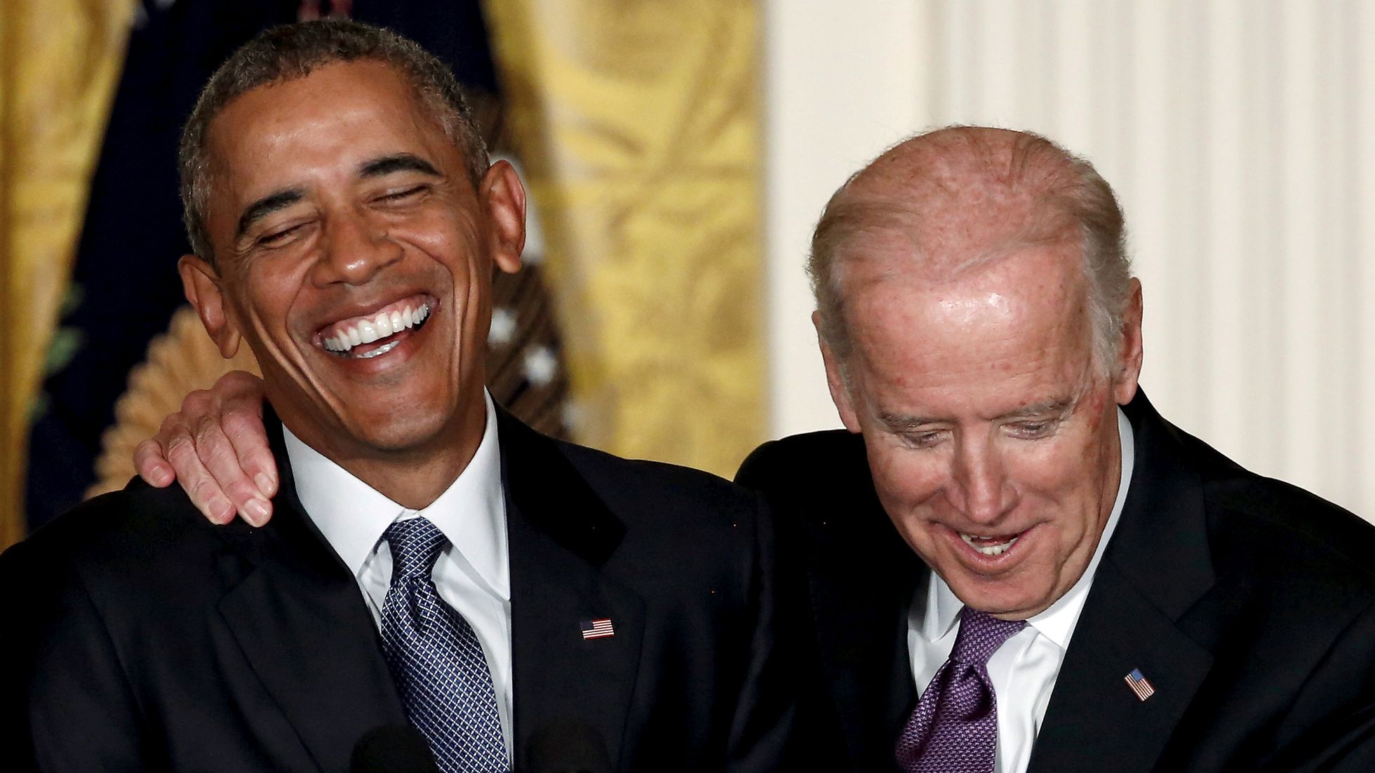 Barack Obama y Joe Biden,se reencuentran en la Casa Blanca para promocionar el Obamacare