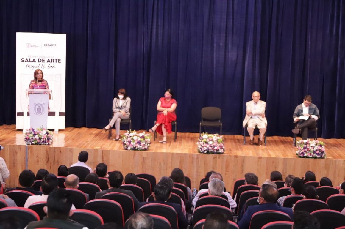 Reapertura autoridades federales y estatales la sala de arte Miguel N. Lira