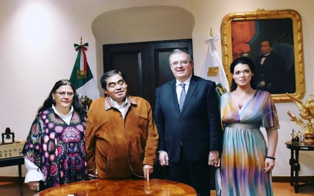Niega Barbosa que Marcelo Ebrard haya visitado Puebla para hacer alianzas