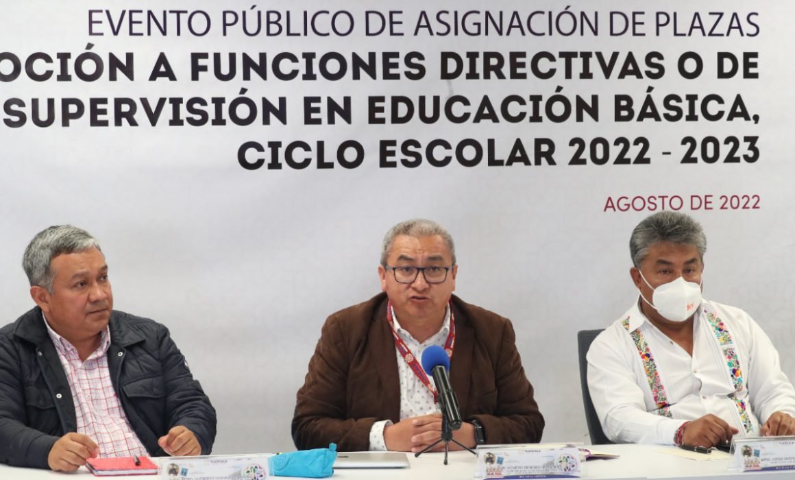 Asignan plazas de promoción a directivos y supervisores de educación básica