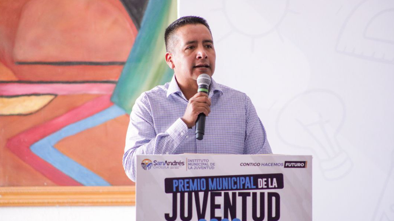 Presidente de San Andrés Cholula; alude que la juventud es el recurso humano más importante del municipio 