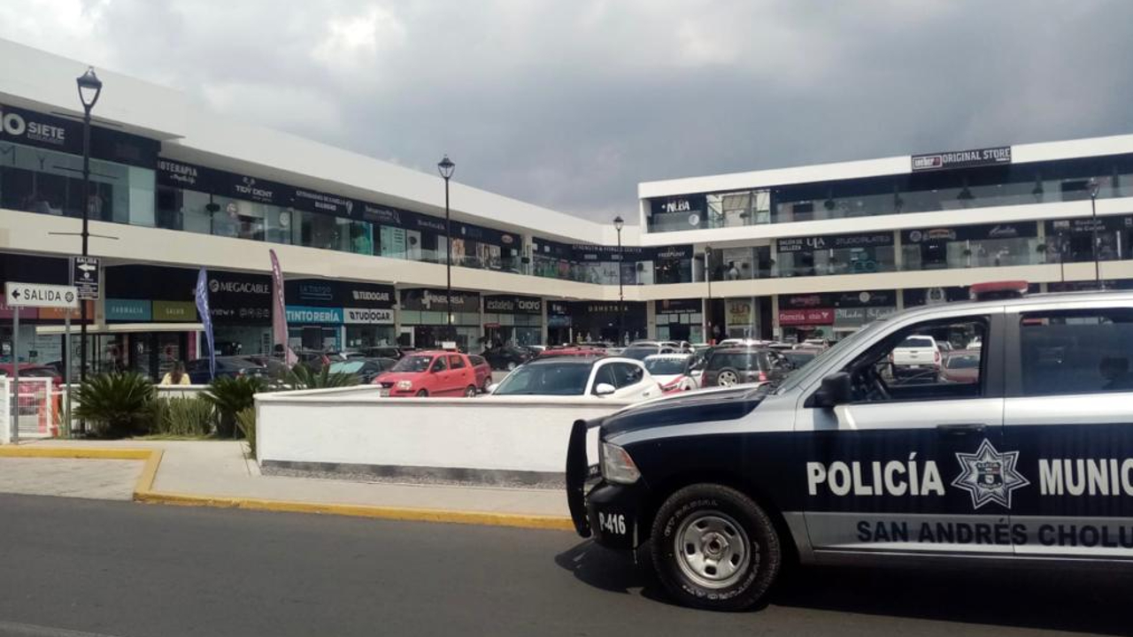 Autoridades de San Andrés Cholula aluden que intensificarán las labores de vigilancia en centros comerciales