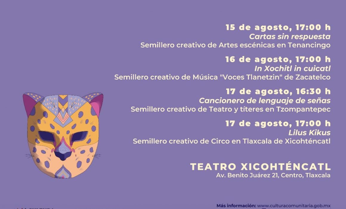 Muestran conocimientos escénicos Semilleros creativos de Tlaxcala