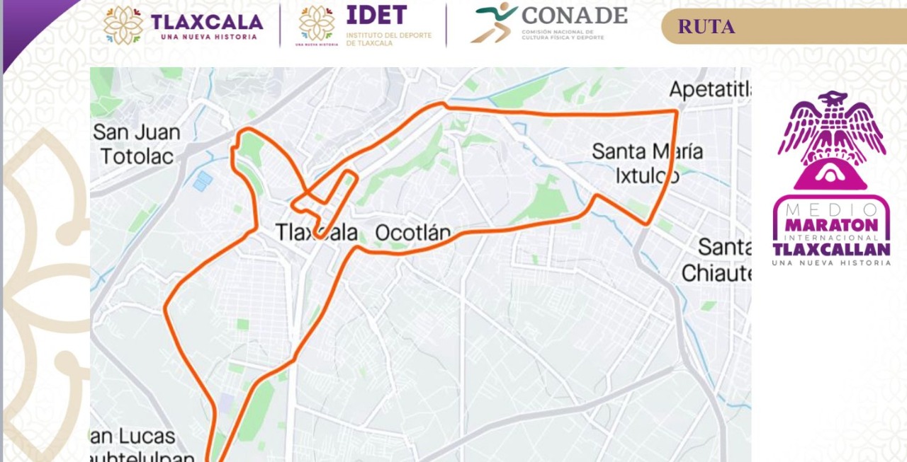 Realizarán Medio Maratón Internacional Tlaxcallan en octubre