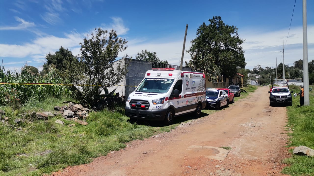 Hallan cadáver en avanzado estado de descomposición, en terrenos de labor de Apizaco