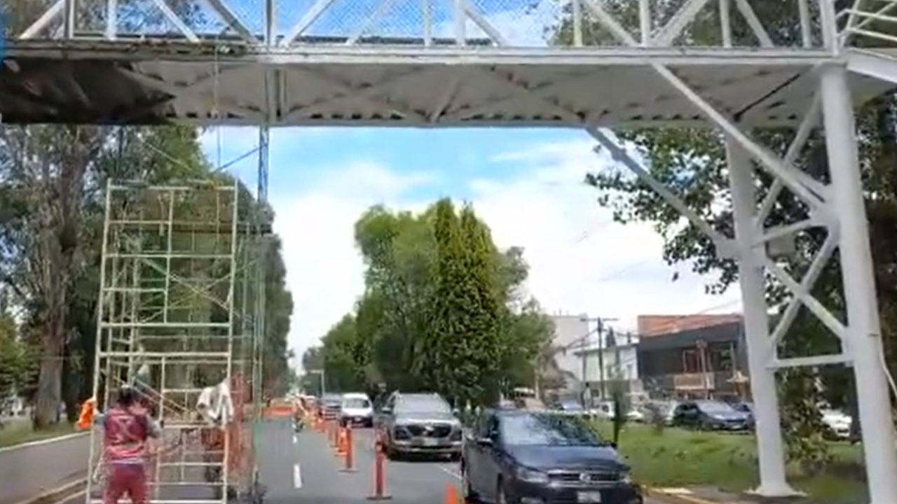 Obras en la Recta a Cholula, intensificaron el tráfico en la zona conurbada 