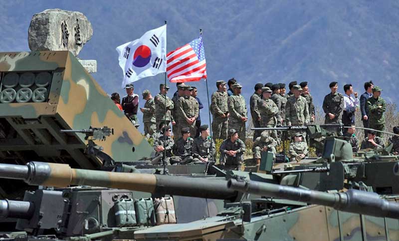 EEUU y Corea del Sur comenzaron  sus mayores ejercicios militares