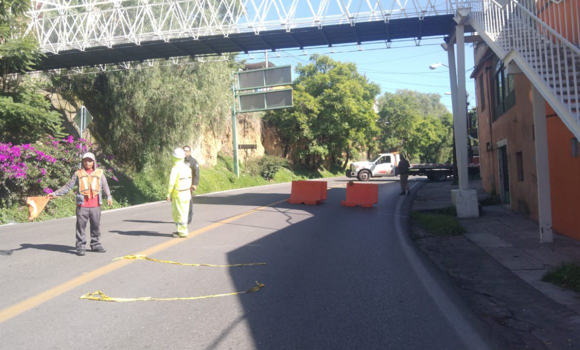 Se mantiene operativo vial en reconstrucción de puente El Trébol-Zahuapan