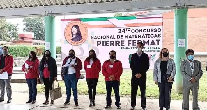 Alcalde de Santa Cruz Tlaxcala respalda a los alumnos del municipio participantes del Concurso Nacional de Matemáticas