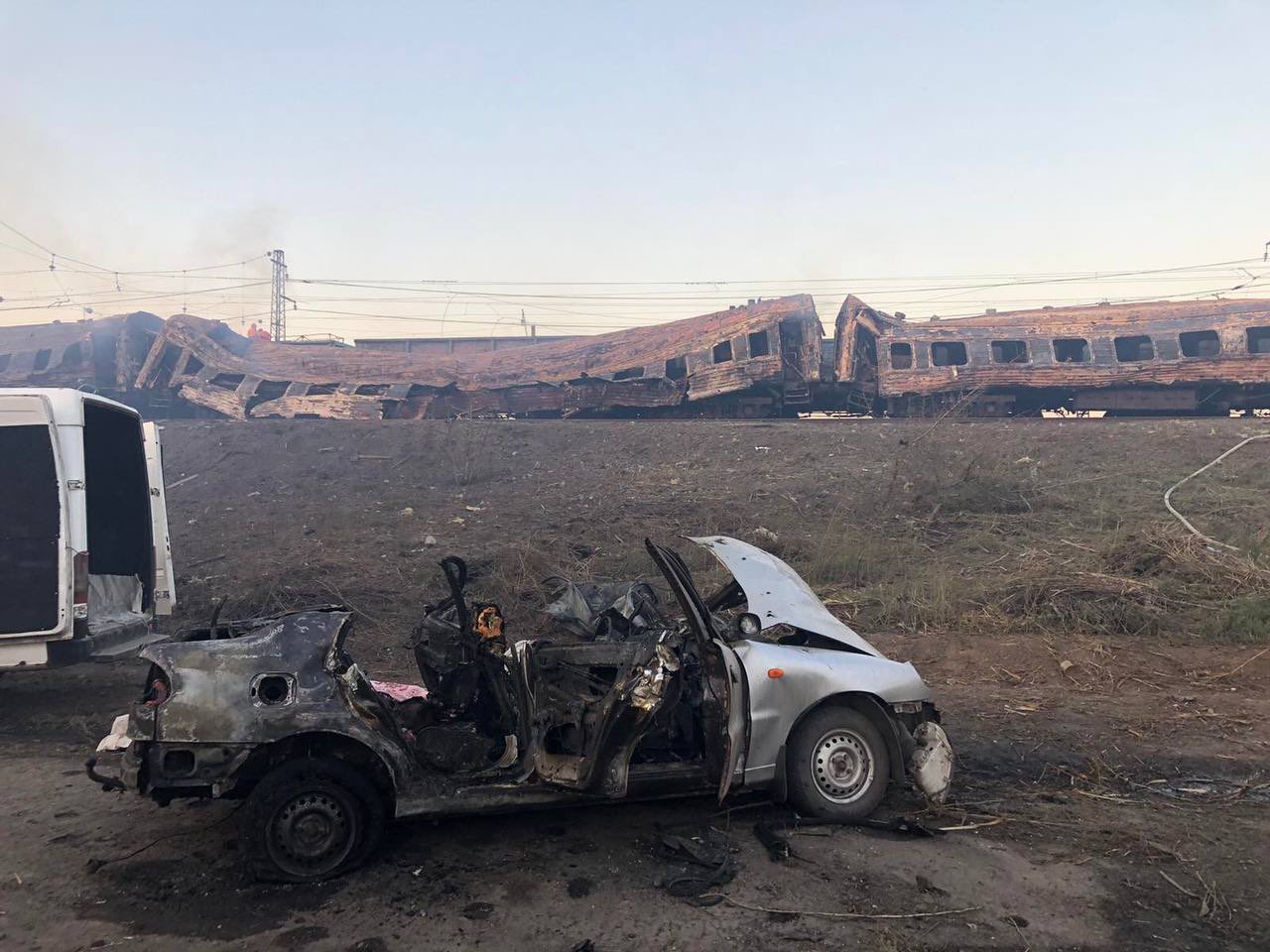 Bombardeo ruso a estación de tren en la región de Dnipropetrovsk deja al menos 15 muertos y 50 heridos