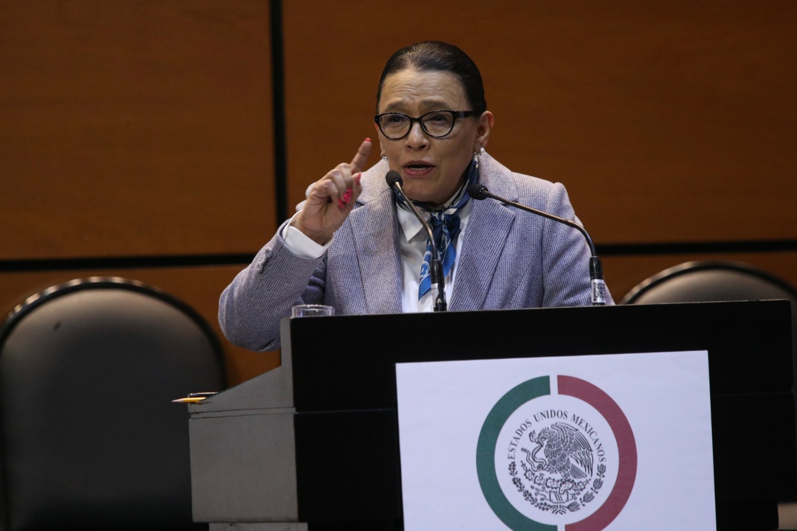 Rosa Icela Rodríguez propone usar dinero del crimen organizado para equipar a policías