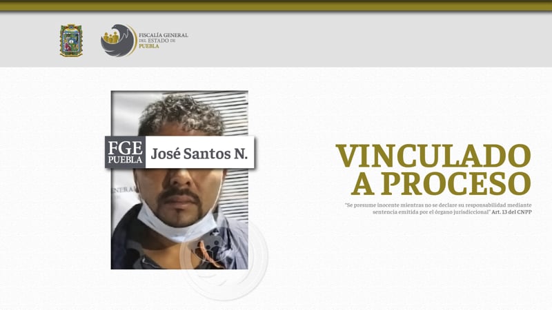 José Santos N. alias “El Kalusha” es enviado a prisión por asesinar a un hombre en la colonia Arenillas Coatepec