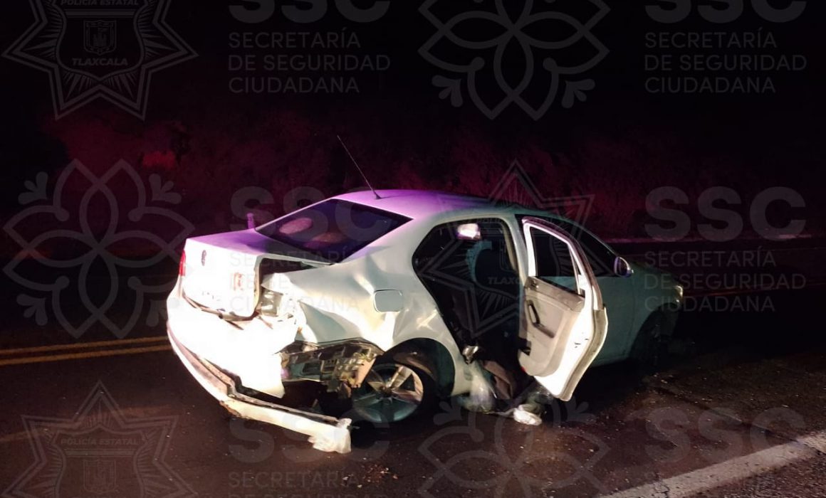 Asegura SSC un vehículo derivado de un accidente vial