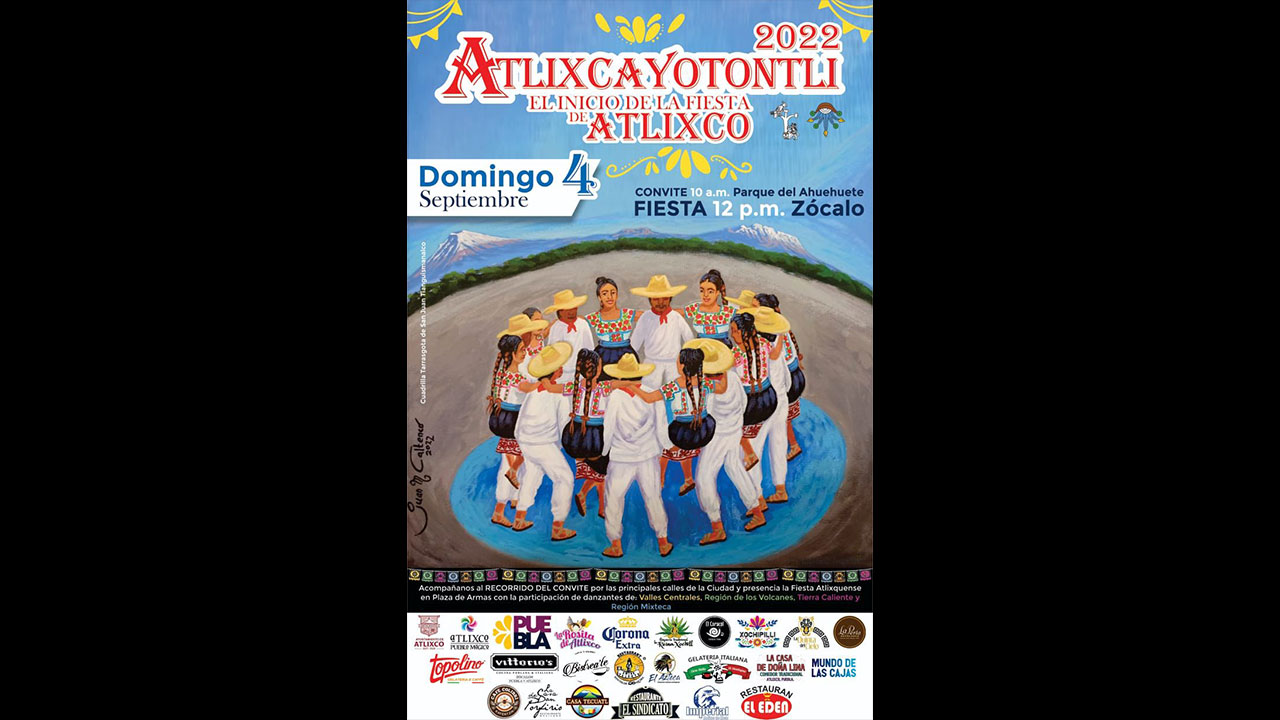 Arrancará fiesta de Atlixco con el festival Atlixcayotontli 2022; disfruta de la música y danza con cerca 300 bailarines