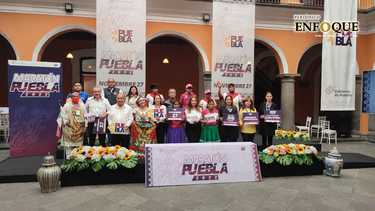 Anuncian el Maratón de Puebla con bolsa de premios de dos millones de pesos 