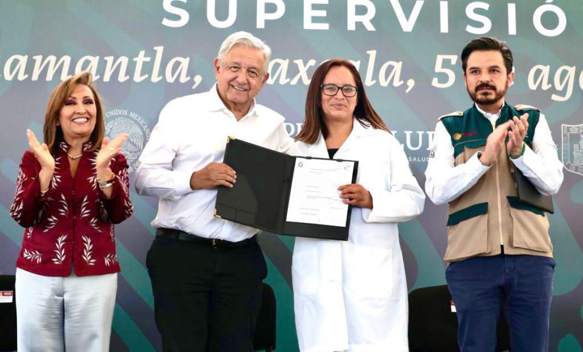 Contará Tlaxcala con servicios de salud de primera: AMLO