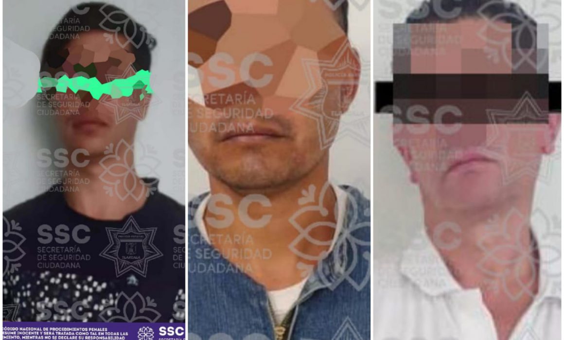 Detiene SSC a tres personas por robo, detonación y portación de armas