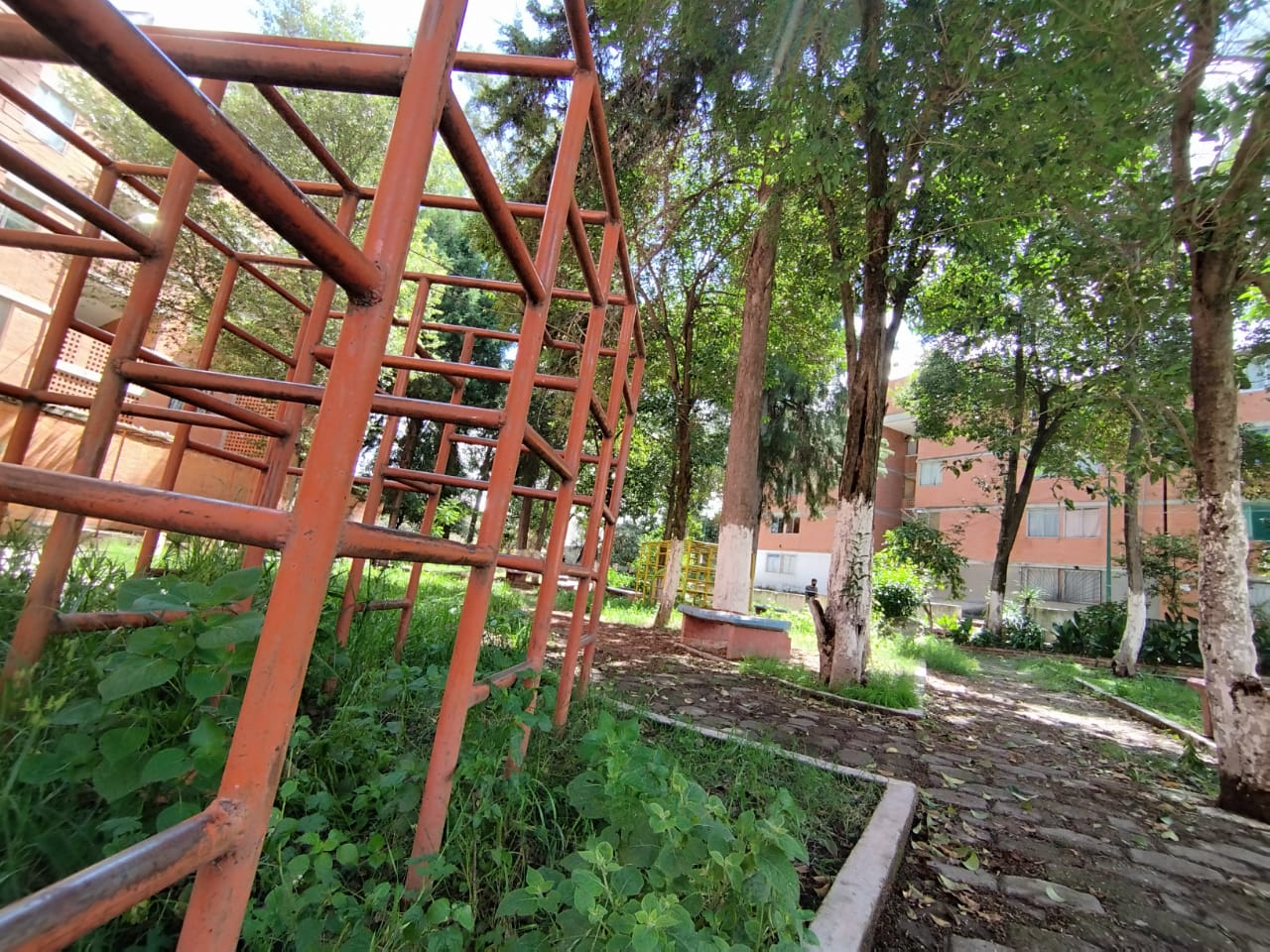 Unidad Santa Cruz en abandono por autoridades de Chiautempan