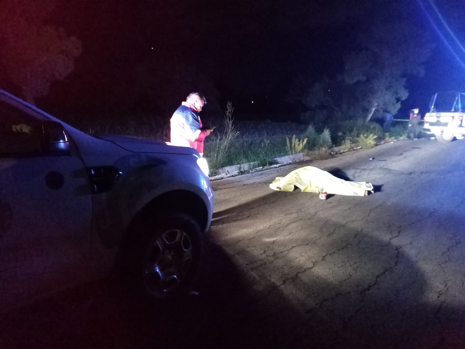 Fallece hombre al ser atropellado en Tetla; el responsable huyó del lugar