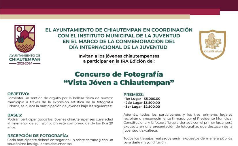 Lanzan en Chiautempan concurso de fotografía